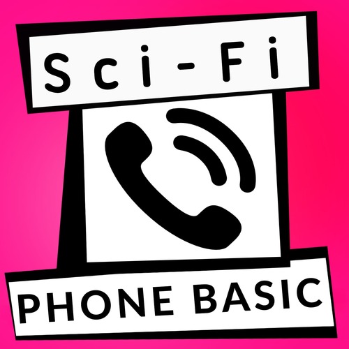 Phone Basic Sci-Fi Cover Art Blurred Background