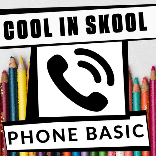 Phone Basic Cool in Skool Cover Art Blurred Background