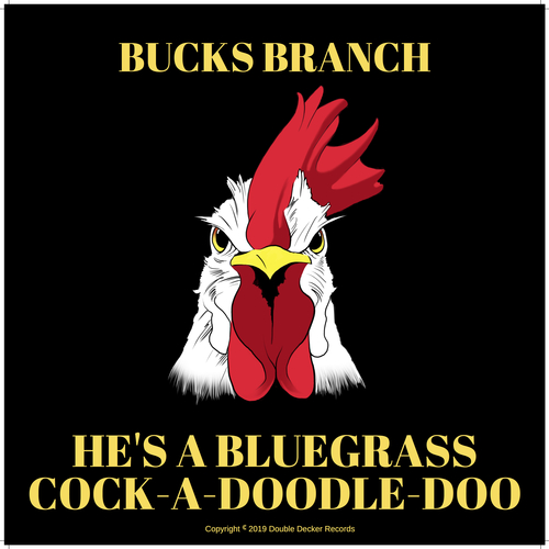 He's a Bluegrass Cock-a-Doodle-Doo Cover Art Blurred Background