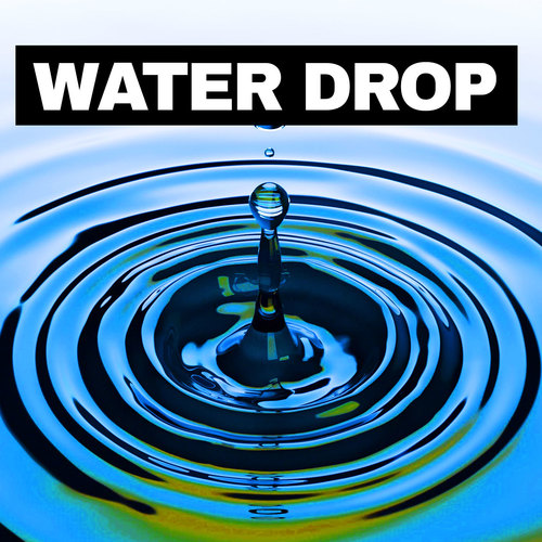 Water Drop Notification Cover Art Blurred Background