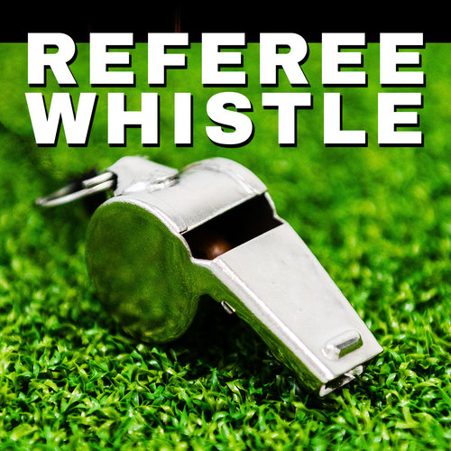 Referee Whistle Notification Cover Art Blurred Background