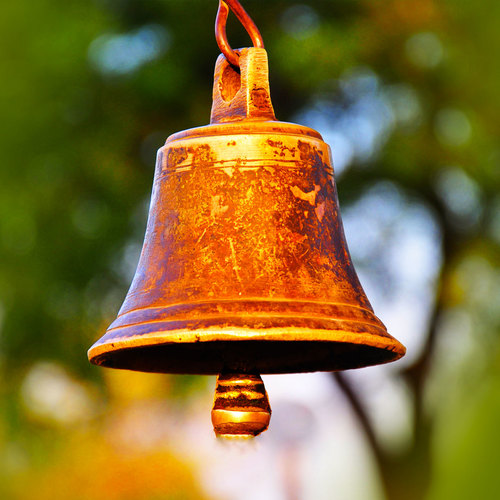 Temple Bell Cover Art Blurred Background