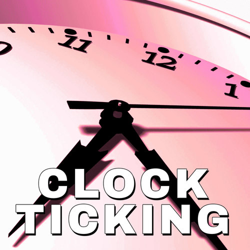 Clock Ticking Cover Art Blurred Background