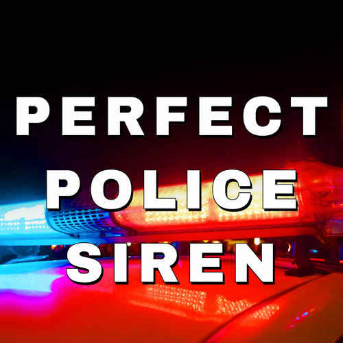 Perfect Police Siren Cover Art Blurred Background