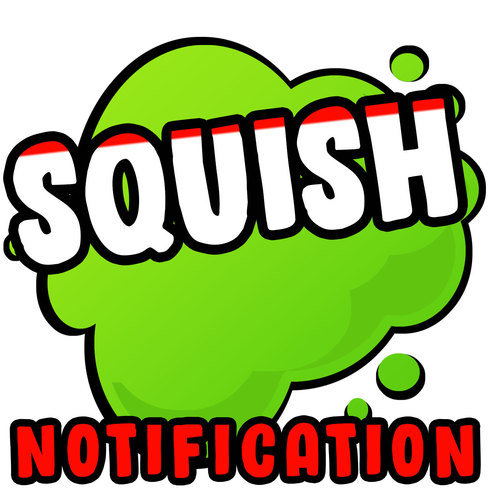 Squish Notification Cover Art Blurred Background
