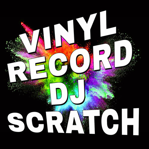 Vinyl Record DJ Scratch Cover Art Blurred Background