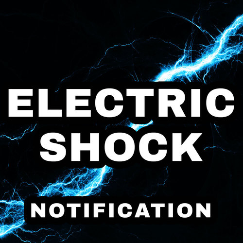 Electric Shock Notification Cover Art Blurred Background