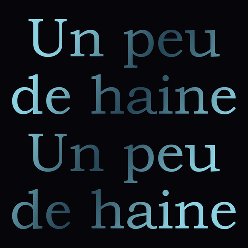 Un Peu de Haine (Marimba Cover) Cover Art Blurred Background