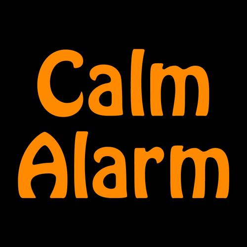 Calm Alarm Cover Art Blurred Background