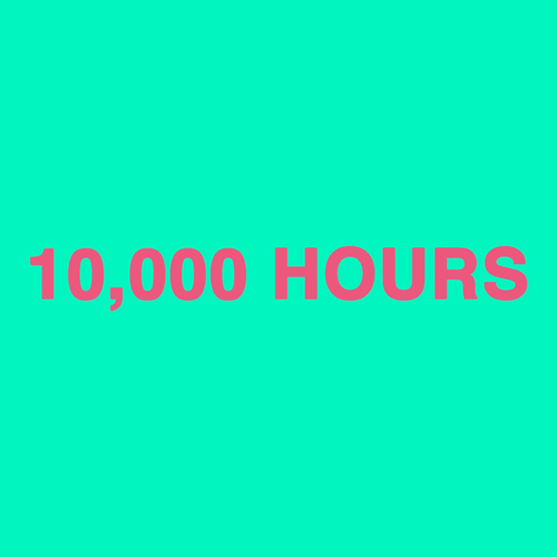 10,000 Hours (Marimba Cover) Cover Art Blurred Background