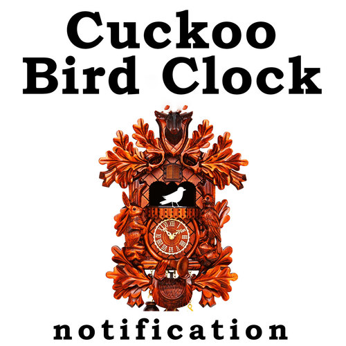 Cuckoo Bird Clock (Notification) Cover Art Blurred Background