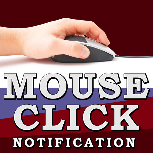 Mouse Click (Notification) Cover Art Blurred Background
