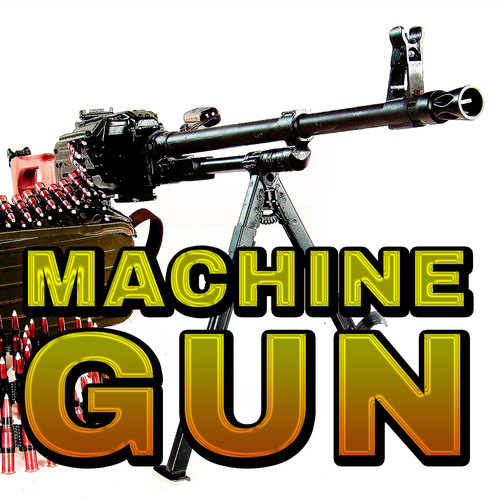 Machine Gun Cover Art Blurred Background