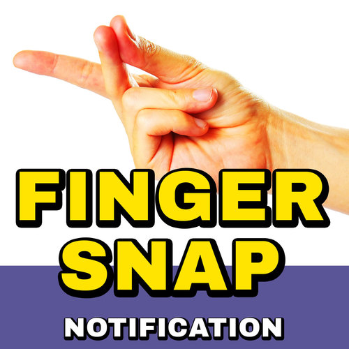 Finger Snap (Notification) Cover Art Blurred Background