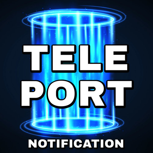 Teleport (Notification) Cover Art Blurred Background