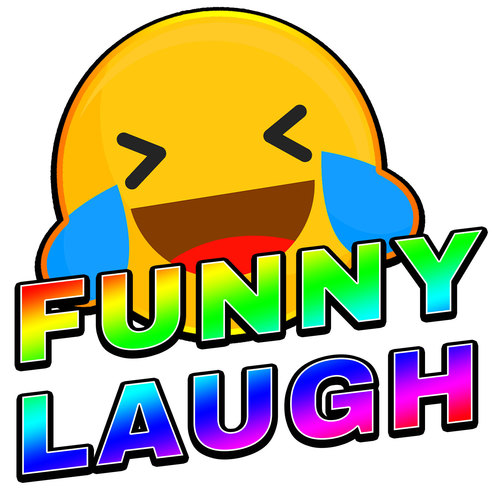 Funny Laugh Cover Art Blurred Background