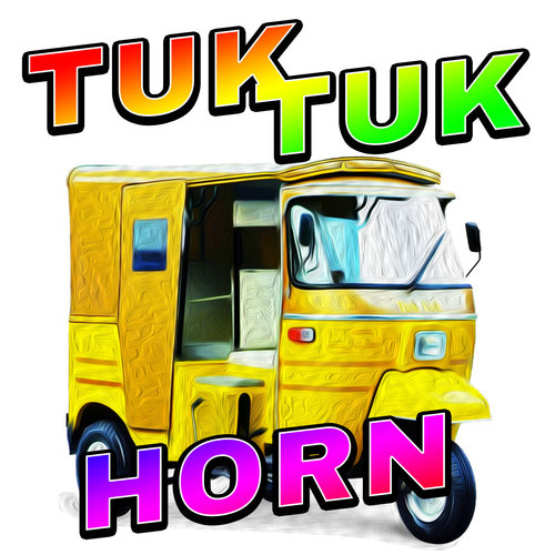 Tuk Tuk Horn Cover Art Blurred Background