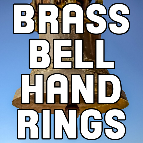 Brass Bell Hand Rings Cover Art Blurred Background