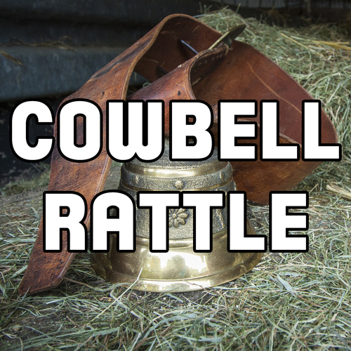 Cowbell Rattle Cover Art Blurred Background