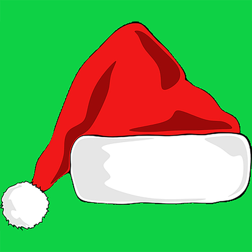 Hohoho Christmas Cover Art Blurred Background
