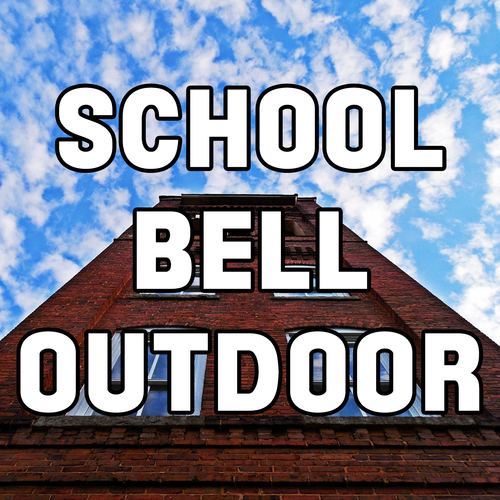 School Bell Outdoor Ring Cover Art Blurred Background