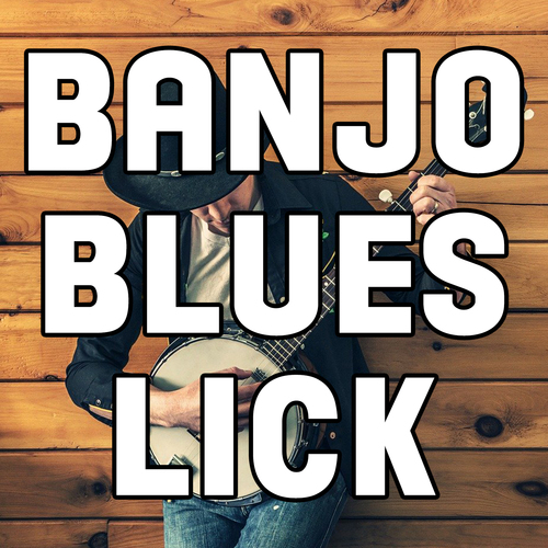 Banjo Blues Lick Cover Art Blurred Background