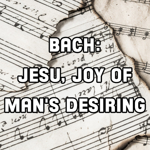 Bach: Jesu, Joy of Man's Desiring (Guitar) Cover Art Blurred Background