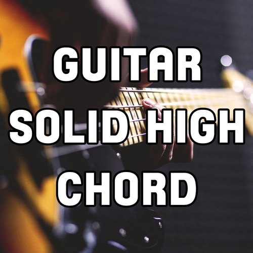 Guitar Solid High Chord Cover Art Blurred Background