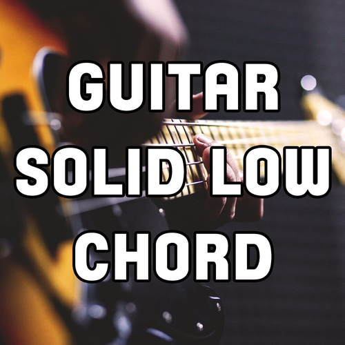 Guitar Solid Low Chord Cover Art Blurred Background