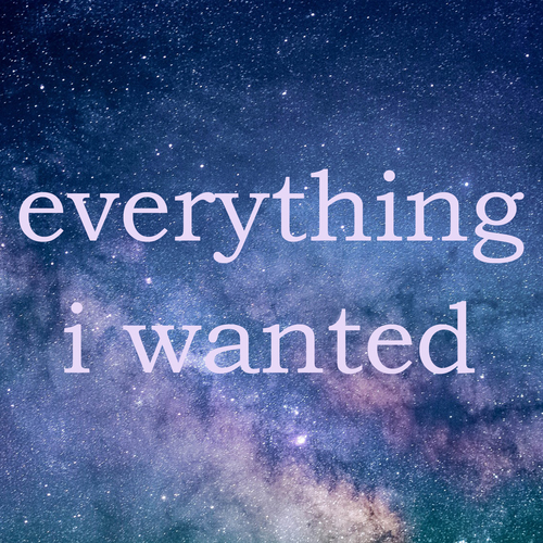 Everything I Wanted (Instrumental Cover Tuune) Cover Art Blurred Background