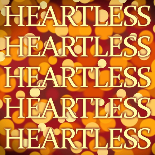 Heartless (Marimba Cover Tuune) Cover Art Blurred Background