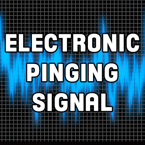 Electronic Pinging Signal Cover Art Blurred Background