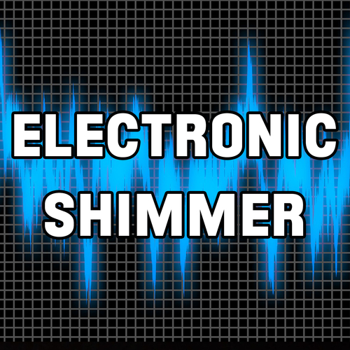Electronic Shimmer Cover Art Blurred Background