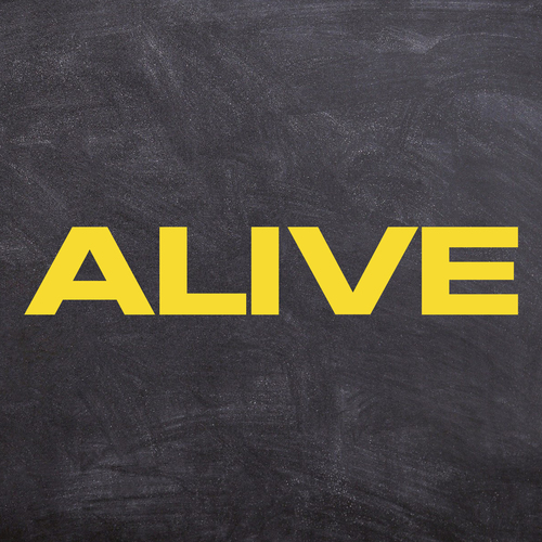 Alive (Marimba Cover Tuune) Cover Art Blurred Background