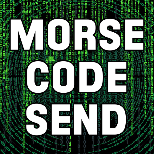 Morse Code Send Cover Art Blurred Background