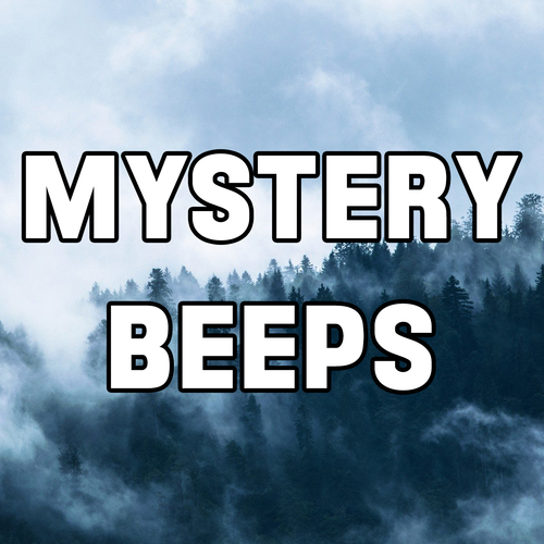 Mystery Beeps Cover Art Blurred Background