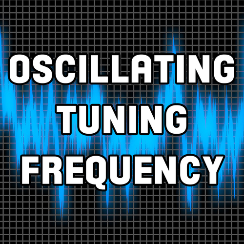 Oscillating Tuning Frequency Cover Art Blurred Background