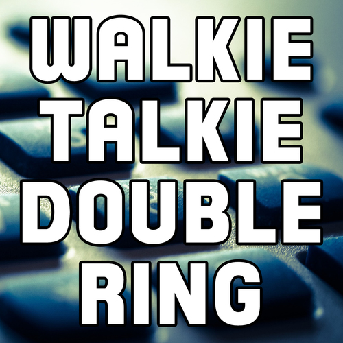Walkie Talkie Double Ring Cover Art Blurred Background