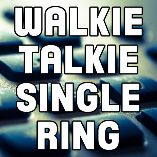 Walkie Talkie Single Ring Cover Art Blurred Background