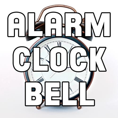 Alarm Clock Bell Cover Art Blurred Background