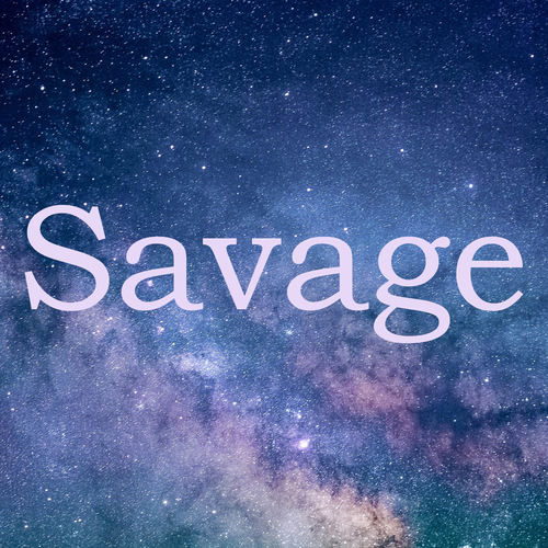 Savage (Instrumental Remix) [Cover] Cover Art Blurred Background