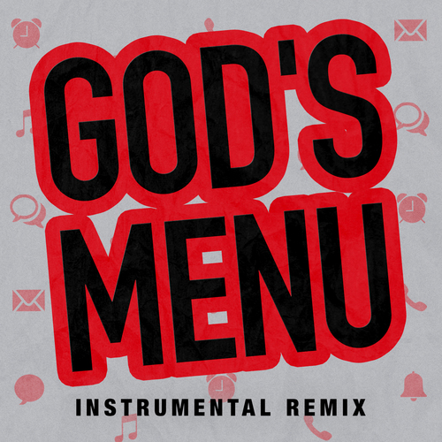 God's Menu (Instrumental Remix) [Cover] Cover Art Blurred Background
