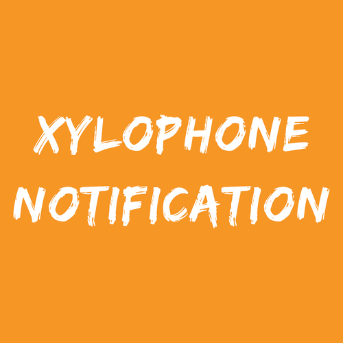 Xylophone Notification Cover Art Blurred Background