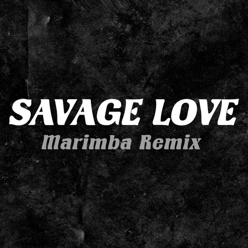 Savage Love (Marimba Remix) [Cover] Cover Art Blurred Background