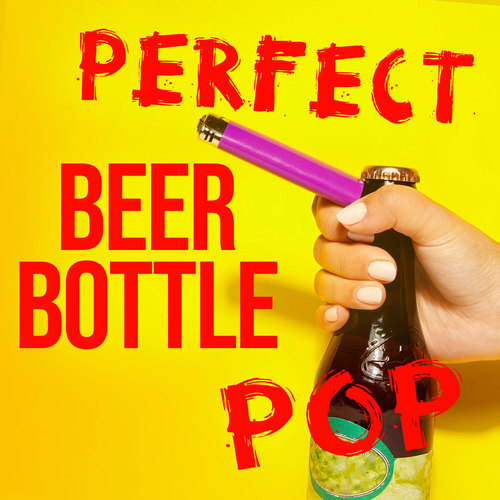 Perfect Beer Bottle Pop Cover Art Blurred Background