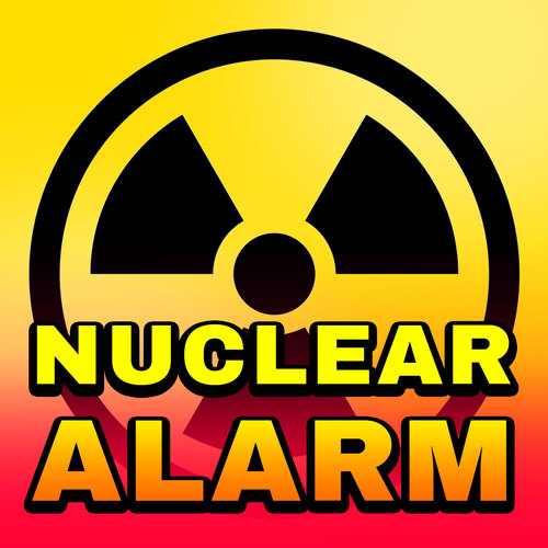 Nuclear Alarm Horn Cover Art Blurred Background