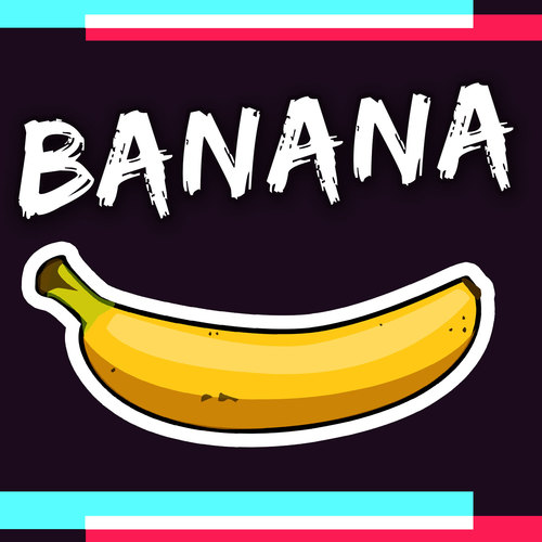 Banana (Shaggy Conkarah Minisiren Remix) Cover Art Blurred Background