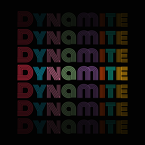 Dynamite (Marimba Remix) [Cover] Cover Art Blurred Background