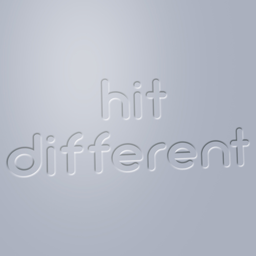 Hit Different (Marimba Remix) [Cover] Cover Art Blurred Background