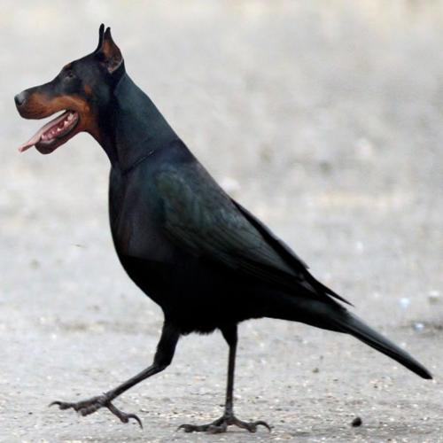 Crow (Caw Remix) Cover Art Blurred Background